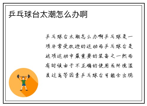 乒乓球台太潮怎么办啊